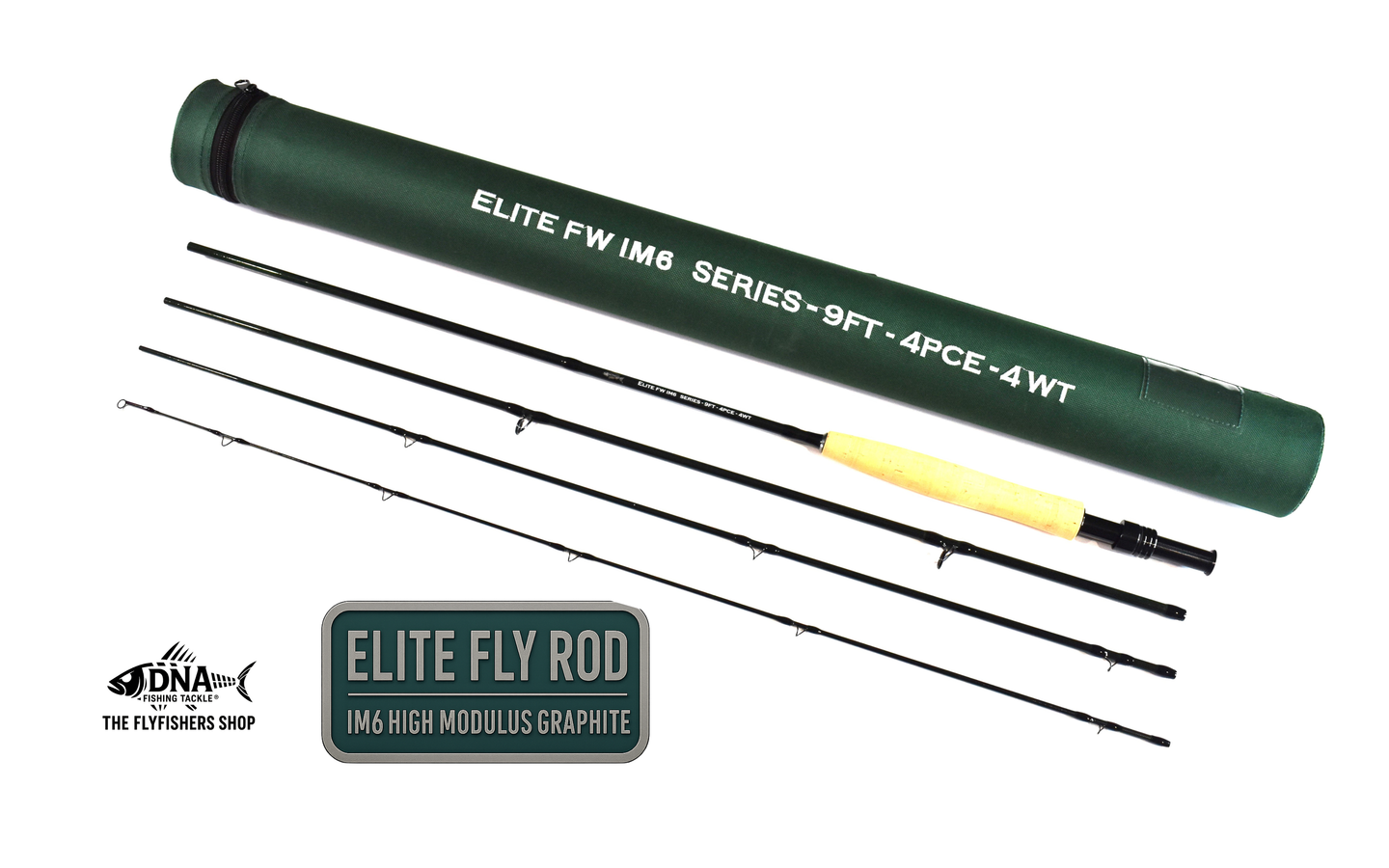 Elite IM6 FW Series Fly Rod - 9" 4pce- Line Weight 4