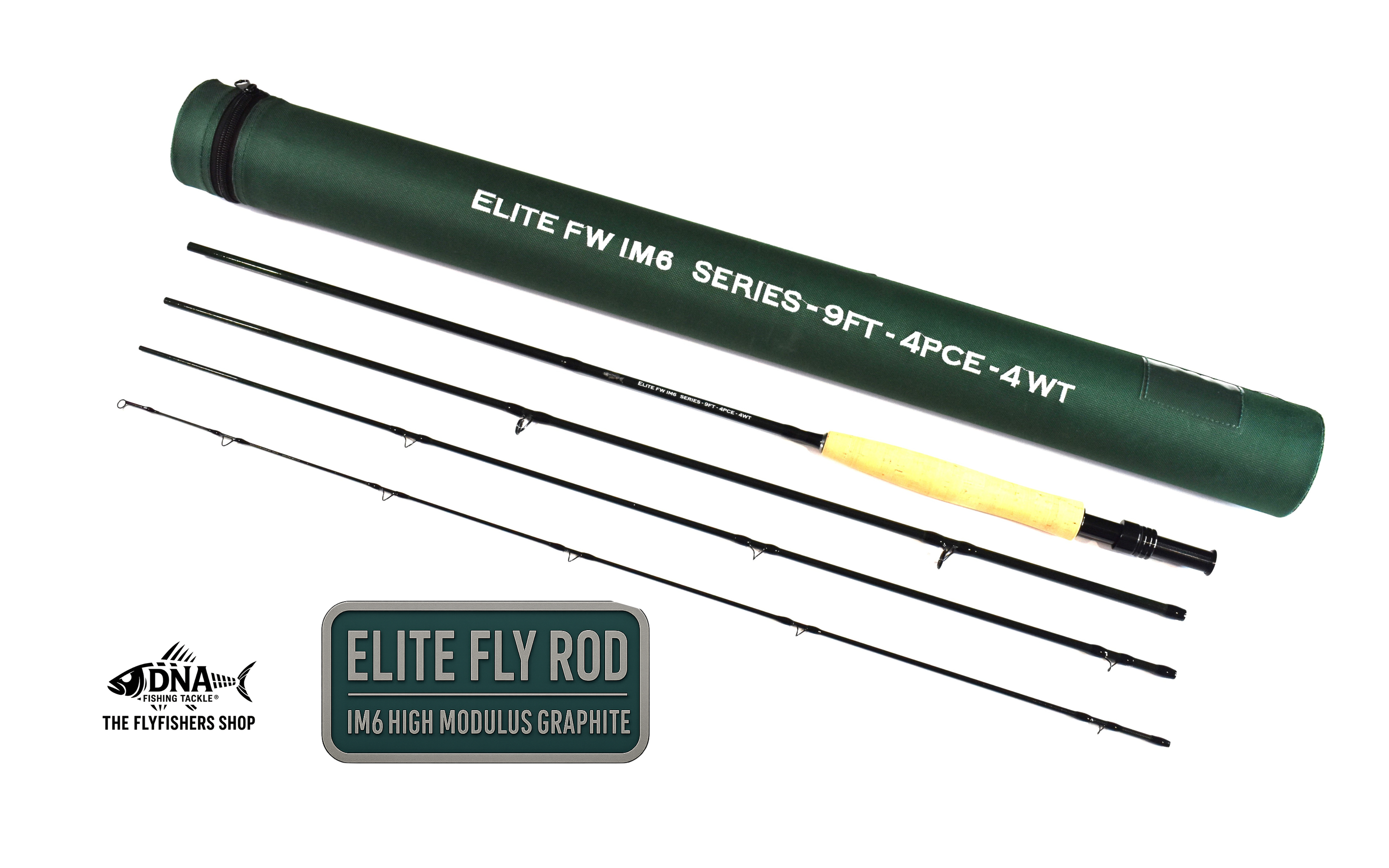 Elite IM6 FW Series Fly Rod - 9" 4pce- Line Weight 4
