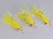 Crazy Charlie Yellow (3 Pack) Size 8 Gamakatsu SL11-3H Hook - DNA FISHING TACKLE