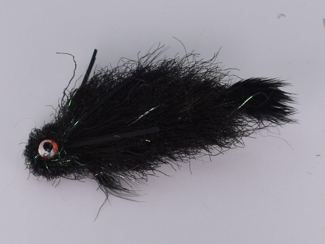 DNA Game Breaker Articulated Bugger Dumbbell Eyes Black (Size 8 Daiichi Hook) - DNA FISHING TACKLE