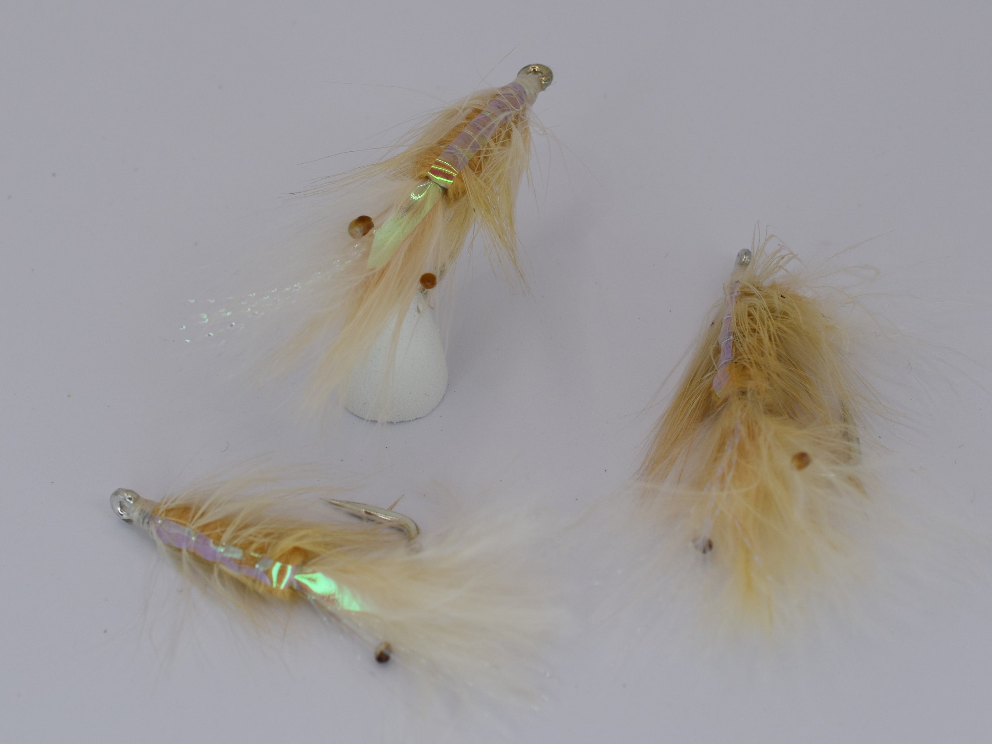 DNA Sparkle Back Shrimp Tan (3 Pack) - DNA FISHING TACKLE