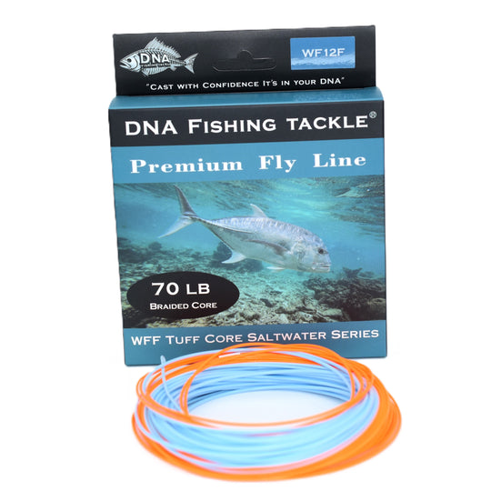 Tuff Core Premium Series Fly Line WFF 70lb Saltwater (B) - DNA FISHING TACKLE