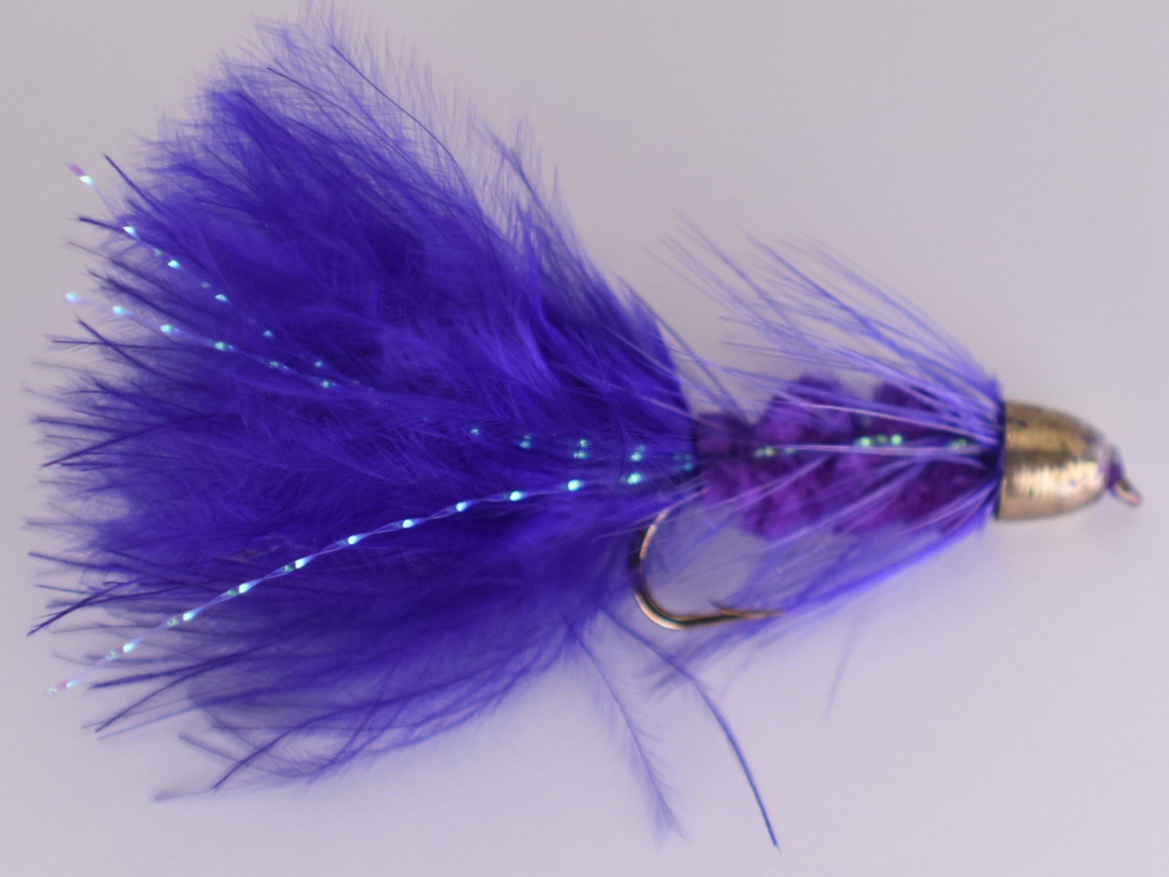Conehead Woolly Bugger Purple (12 Pack) - DNA FISHING TACKLE