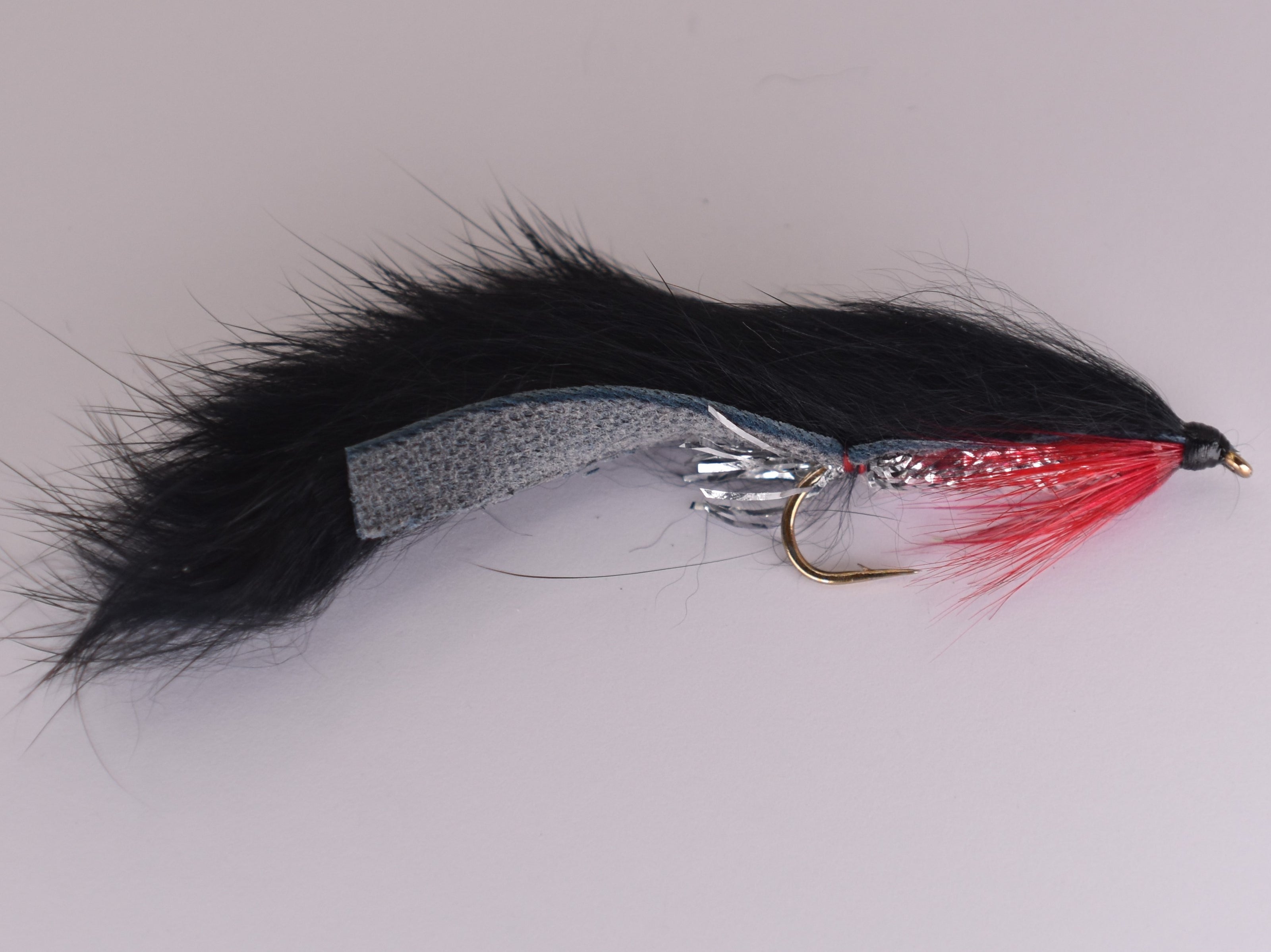 Zonker Black Silver Body Red Flash (3 Pack) - DNA FISHING TACKLE