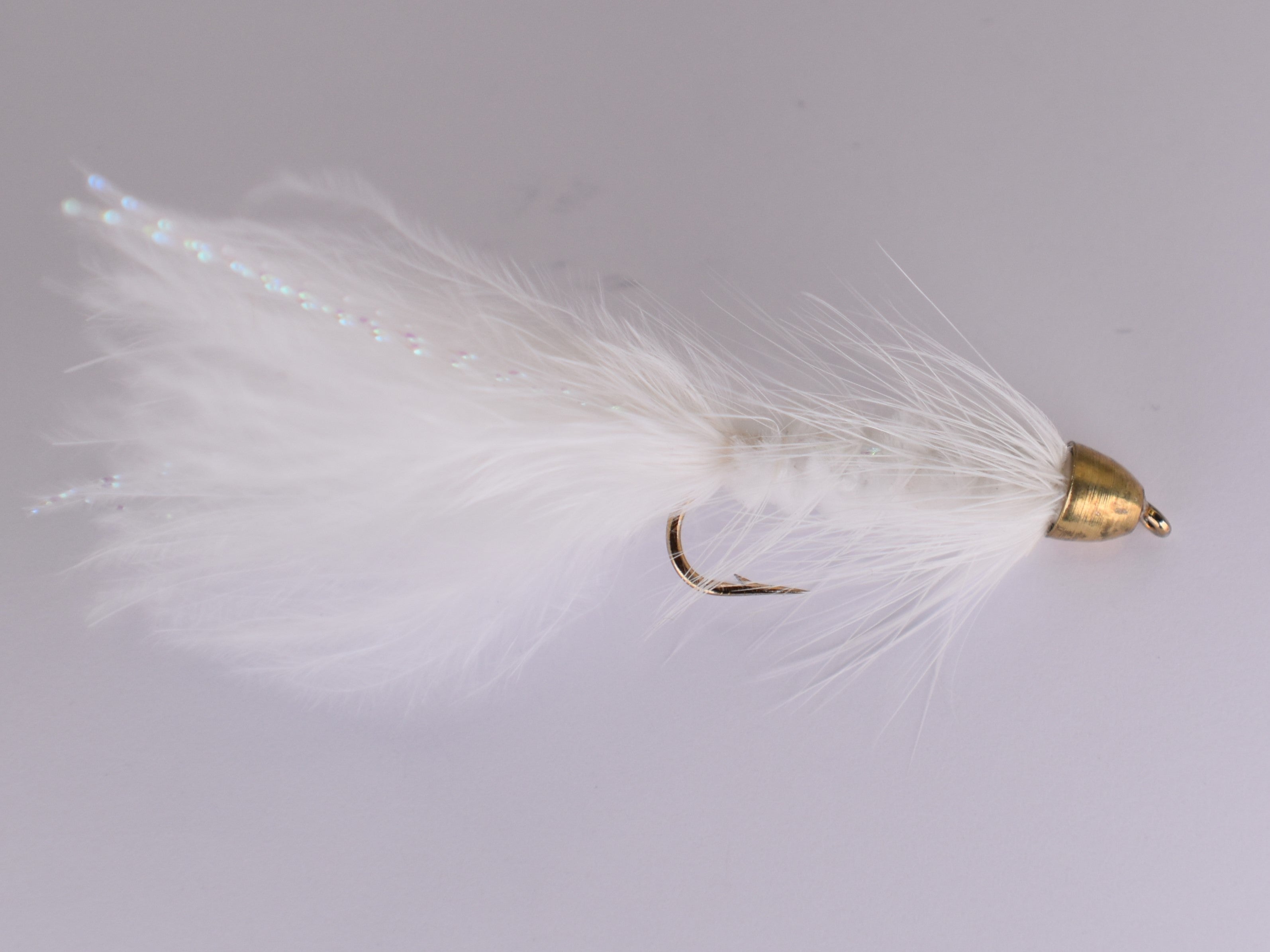 Conehead Woolly Bugger White Yellow (12 Pack) Size 6 Daiichi Hook - DNA FISHING TACKLE