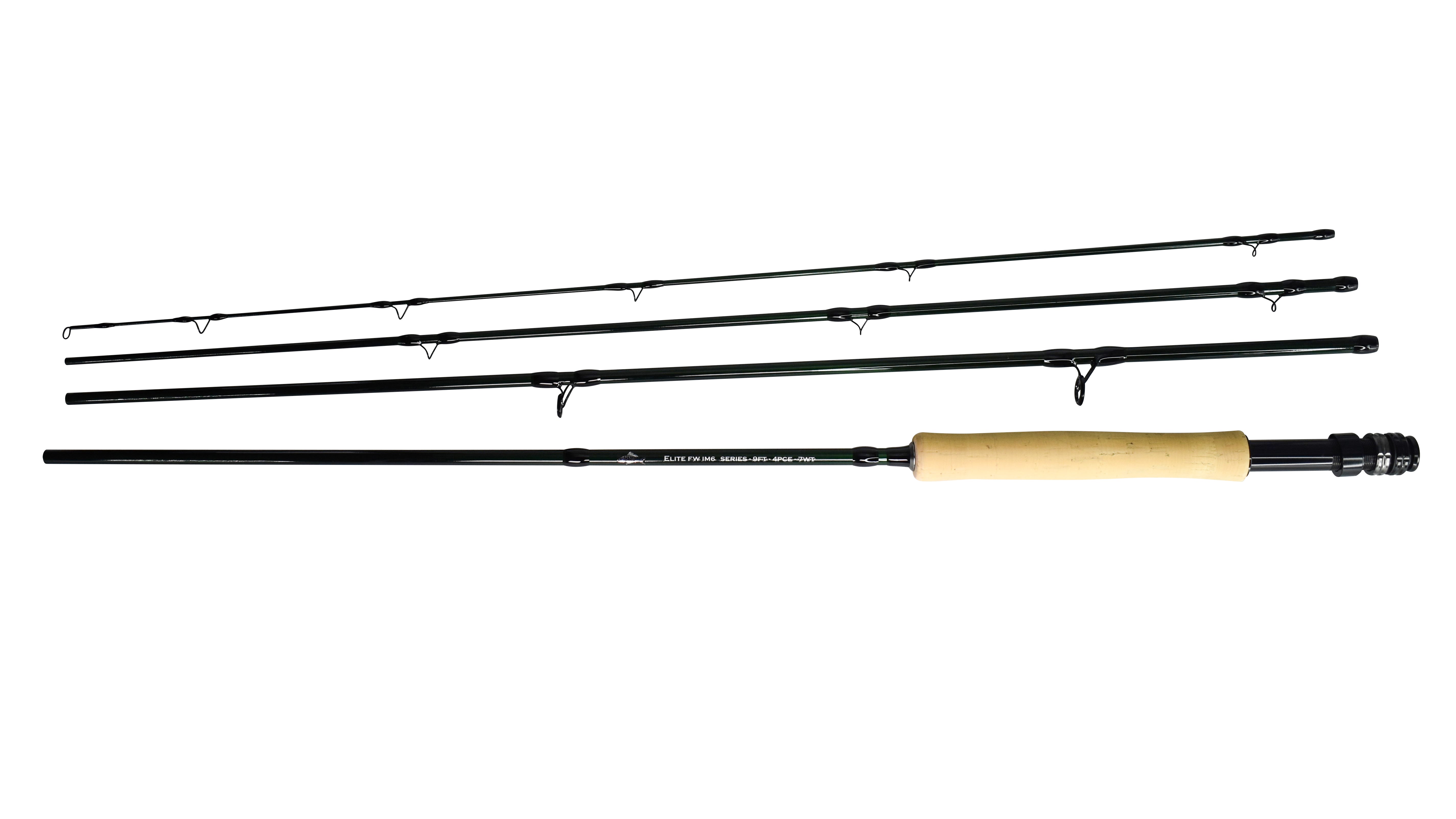 Elite IM6 FW Series Fly Rod - 9" 4pce- Line Weight 7 (B) - DNA FISHING TACKLE