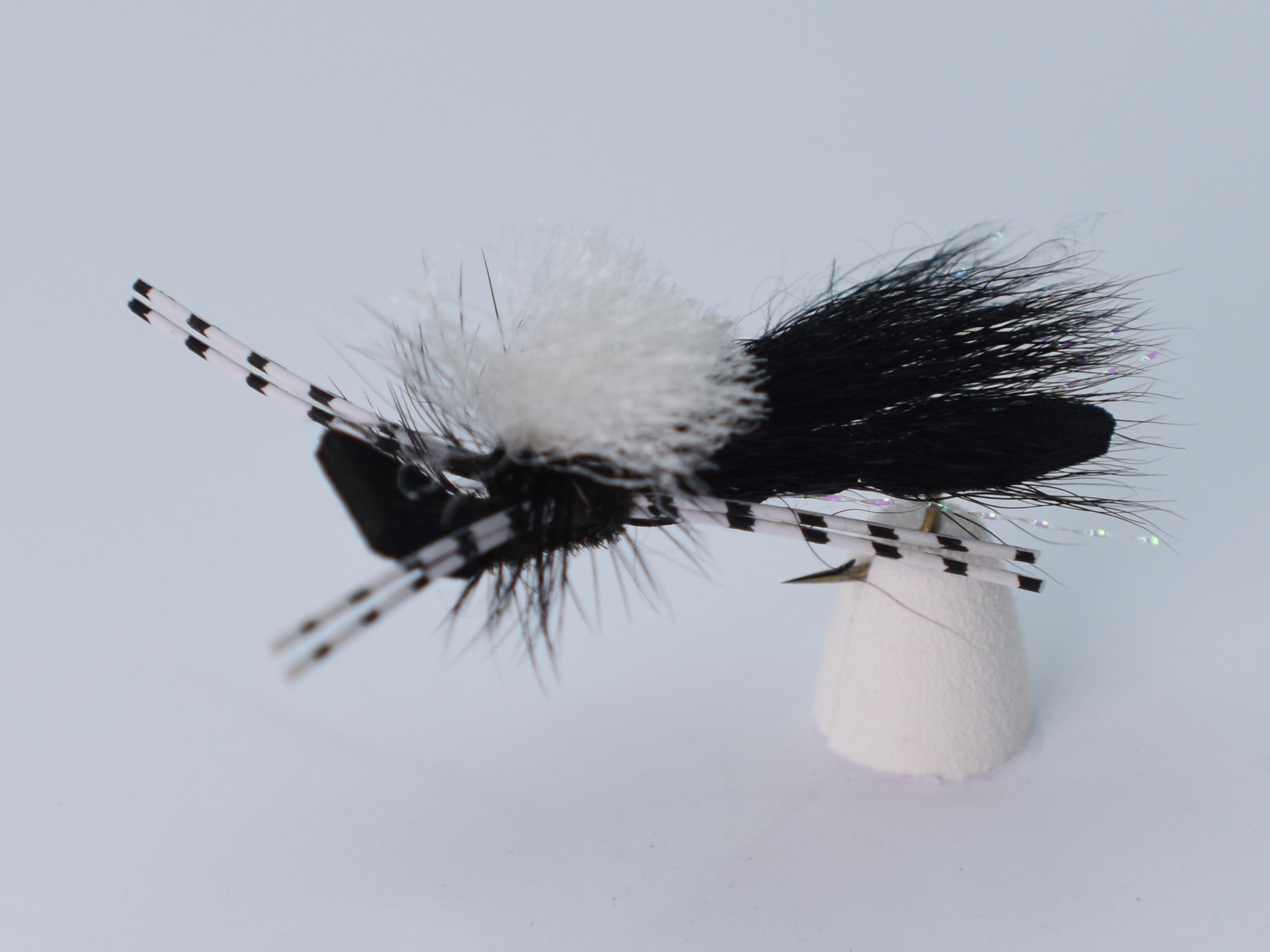 Foam Swiskers Cricket Black (12 Pack) - DNA FISHING TACKLE