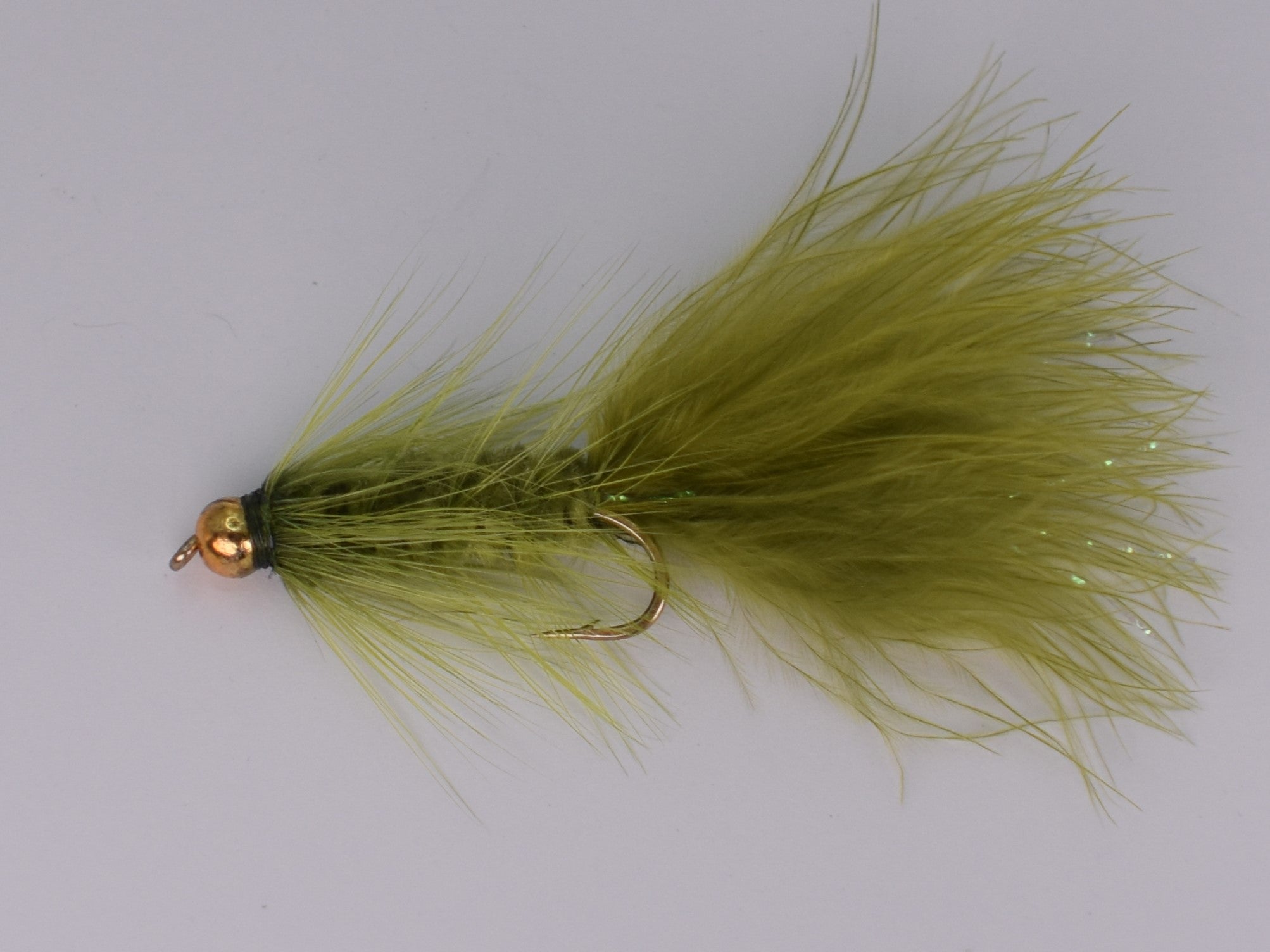 Gold Bead Head Woolly Bugger Olive (3 Pack) - DNA FISHING TACKLE