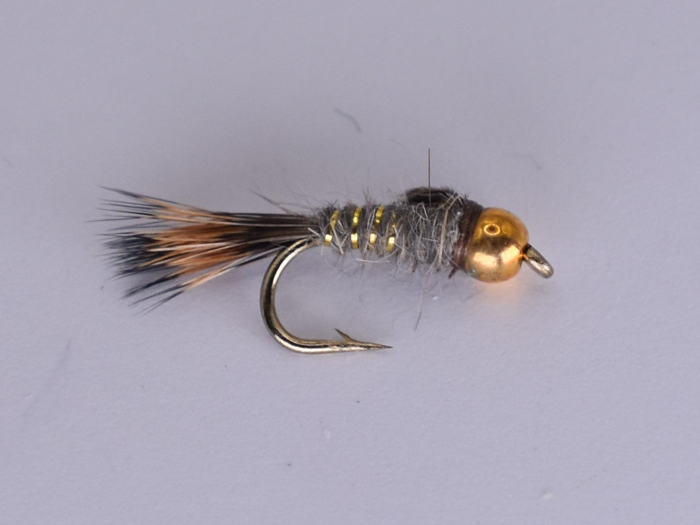 Gold Ribbed Hares Ear Bead Head Nymph (3 Pack) - DNA FISHING TACKLE