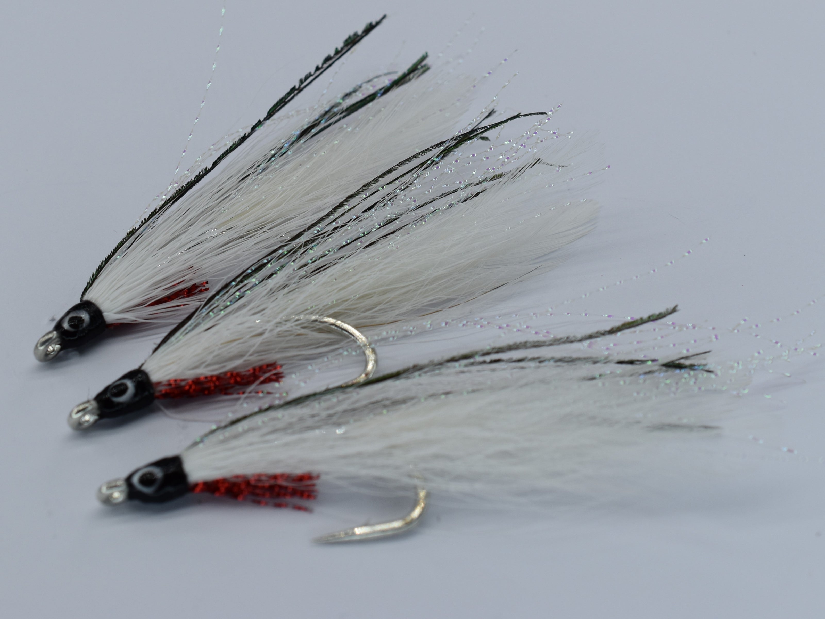 Lefty's Deceiver White Red Throat (3 Pack) - DNA FISHING TACKLE