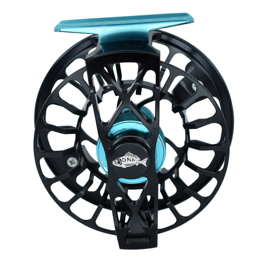 Lightweight Series DNA- 5-6 Reel Size Black Blue - DNA FISHING TACKLE