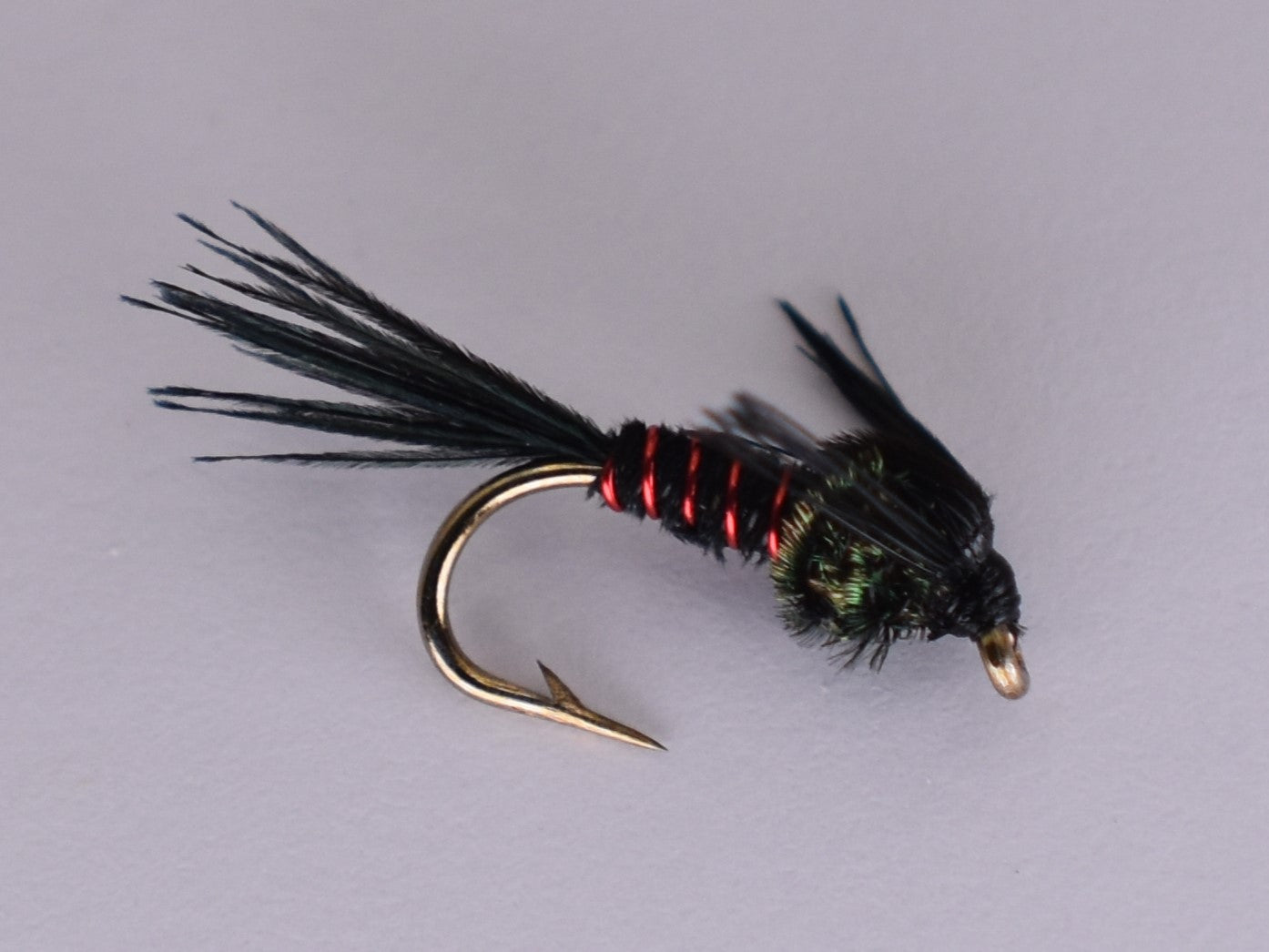 Pheasant Tail Red Black Nymph (3 Pack) - DNA FISHING TACKLE