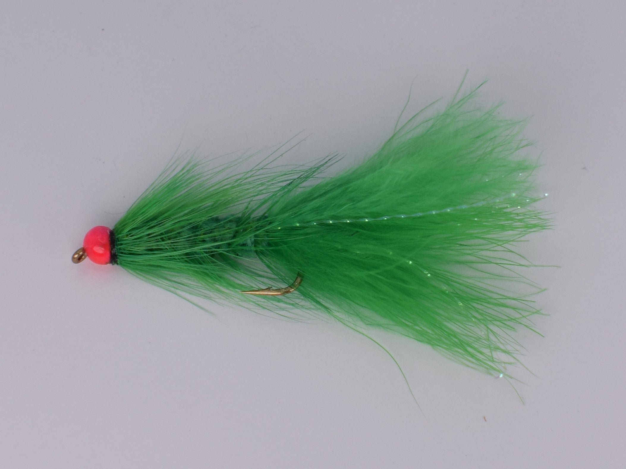 Pink Bead Head Woolly Bugger Green (12 Pack) - DNA FISHING TACKLE