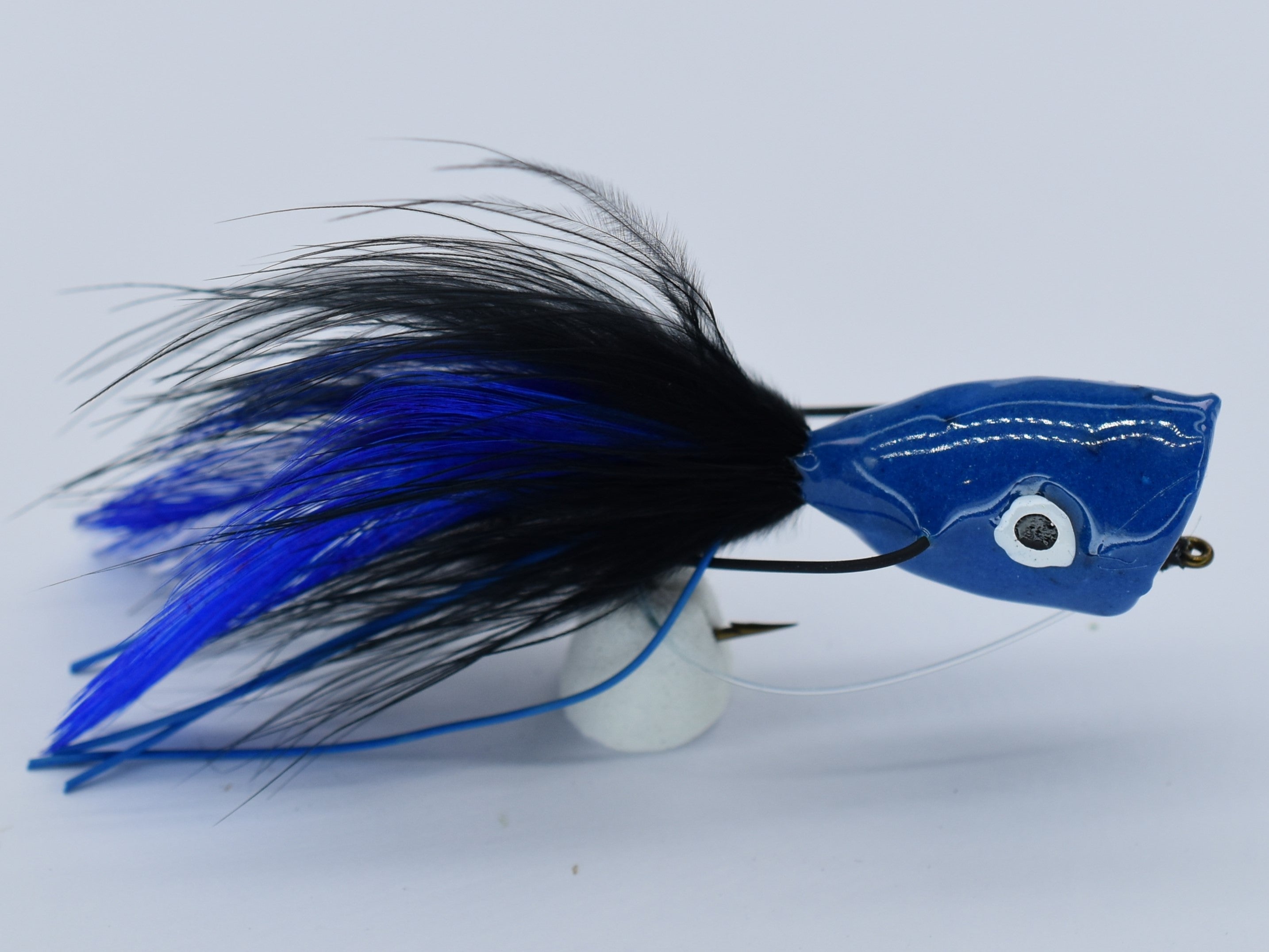 Popper Blue Black White Eye - DNA FISHING TACKLE