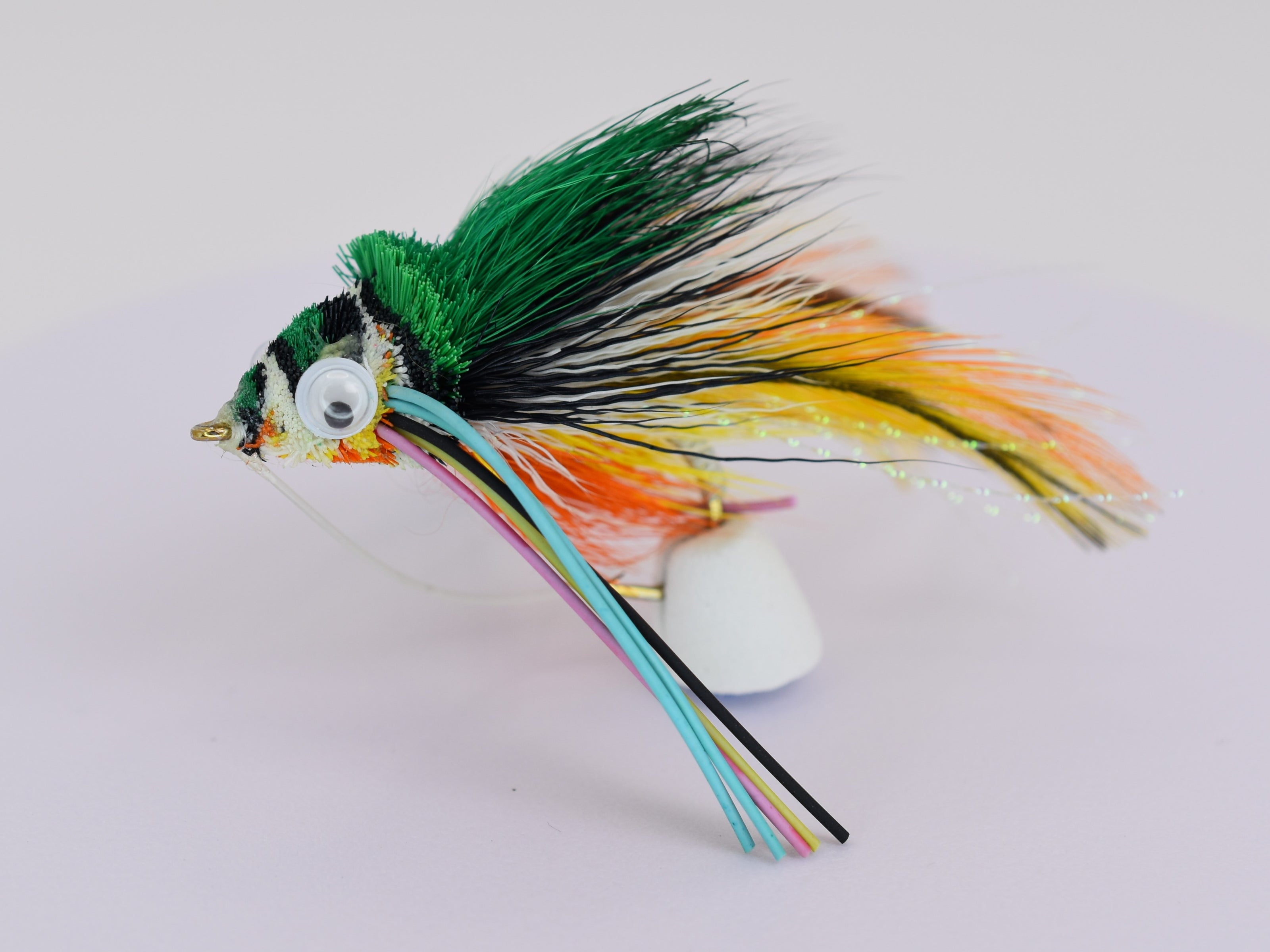 Popper Deer Hair Fire Tiger - DNA FISHING TACKLE