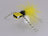 Popper Foam Allien Invader Yellow Black (2 Pack) - DNA FISHING TACKLE