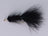 Silver Bead Head Woolly Bugger Black (3 Pack) - DNA FISHING TACKLE
