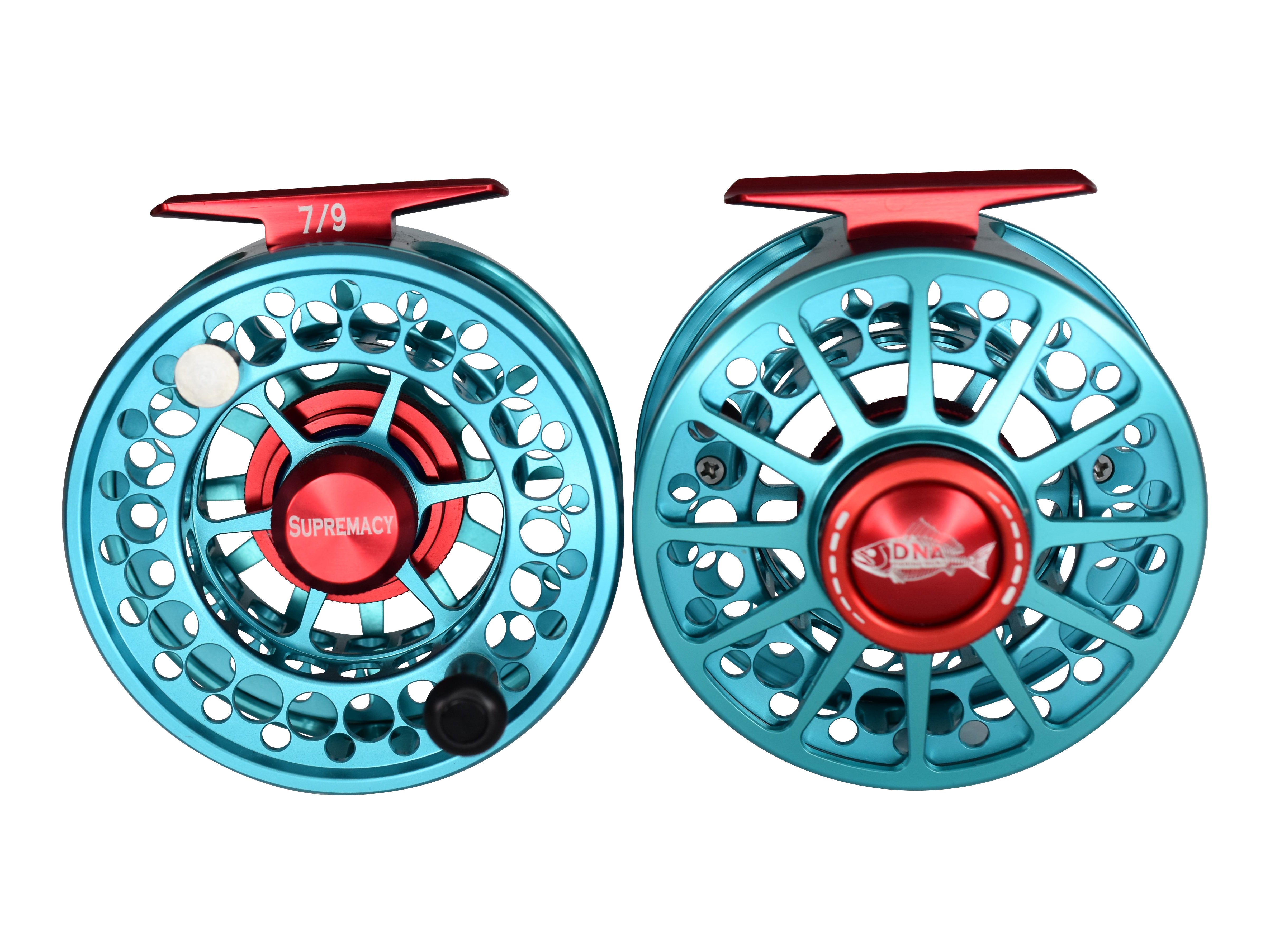 Supremacy Series - Reel Size 7-9 Blue Red - DNA FISHING TACKLE