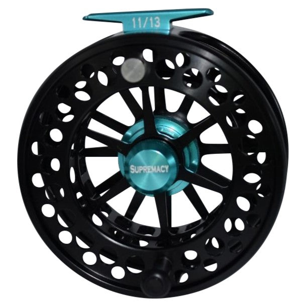 Supremacy Series - Reel Size 11-13 Black Blue - DNA FISHING TACKLE