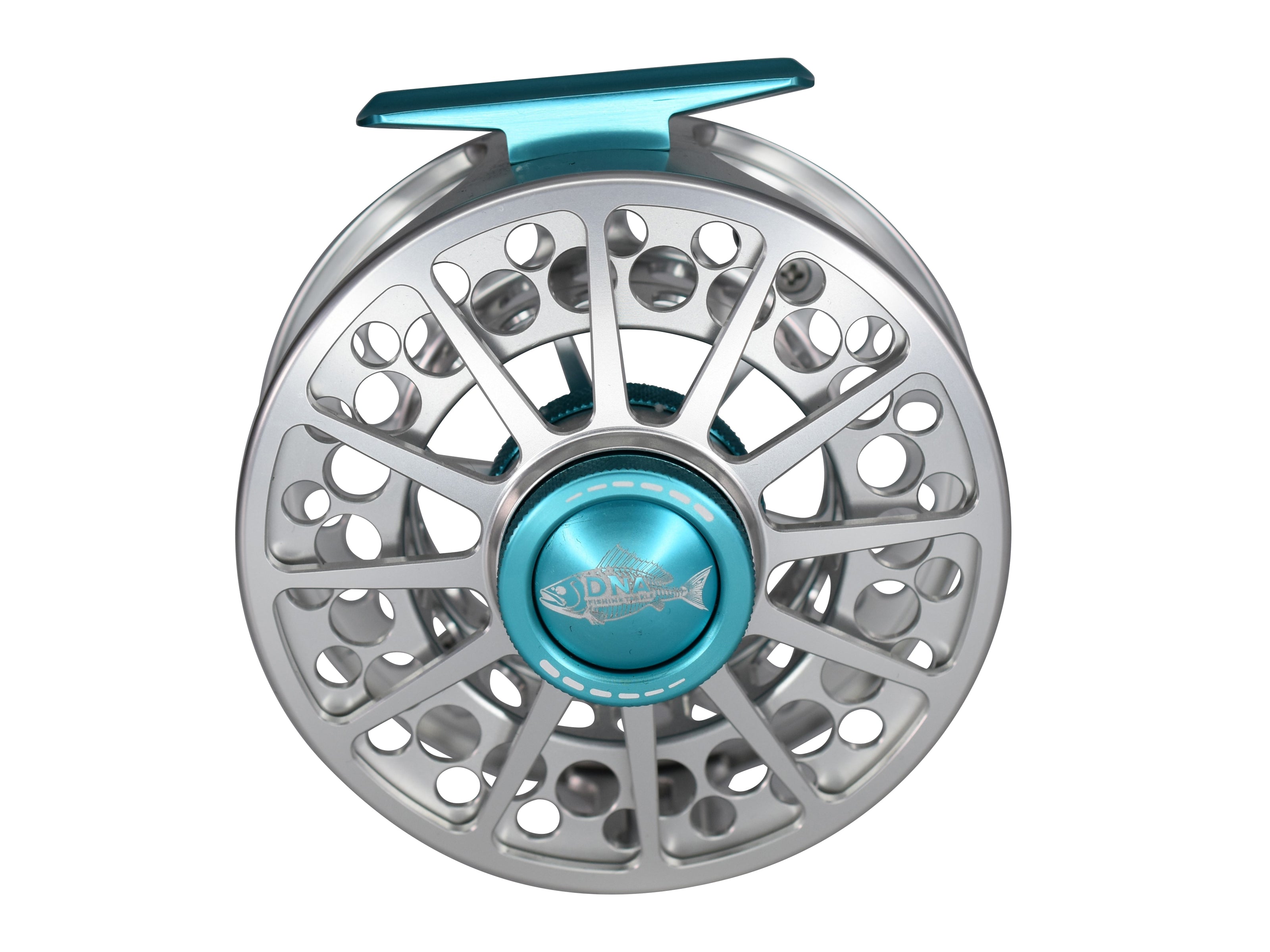 Supremacy Series - Reel Size 11-13 Silver Blue - DNA FISHING TACKLE