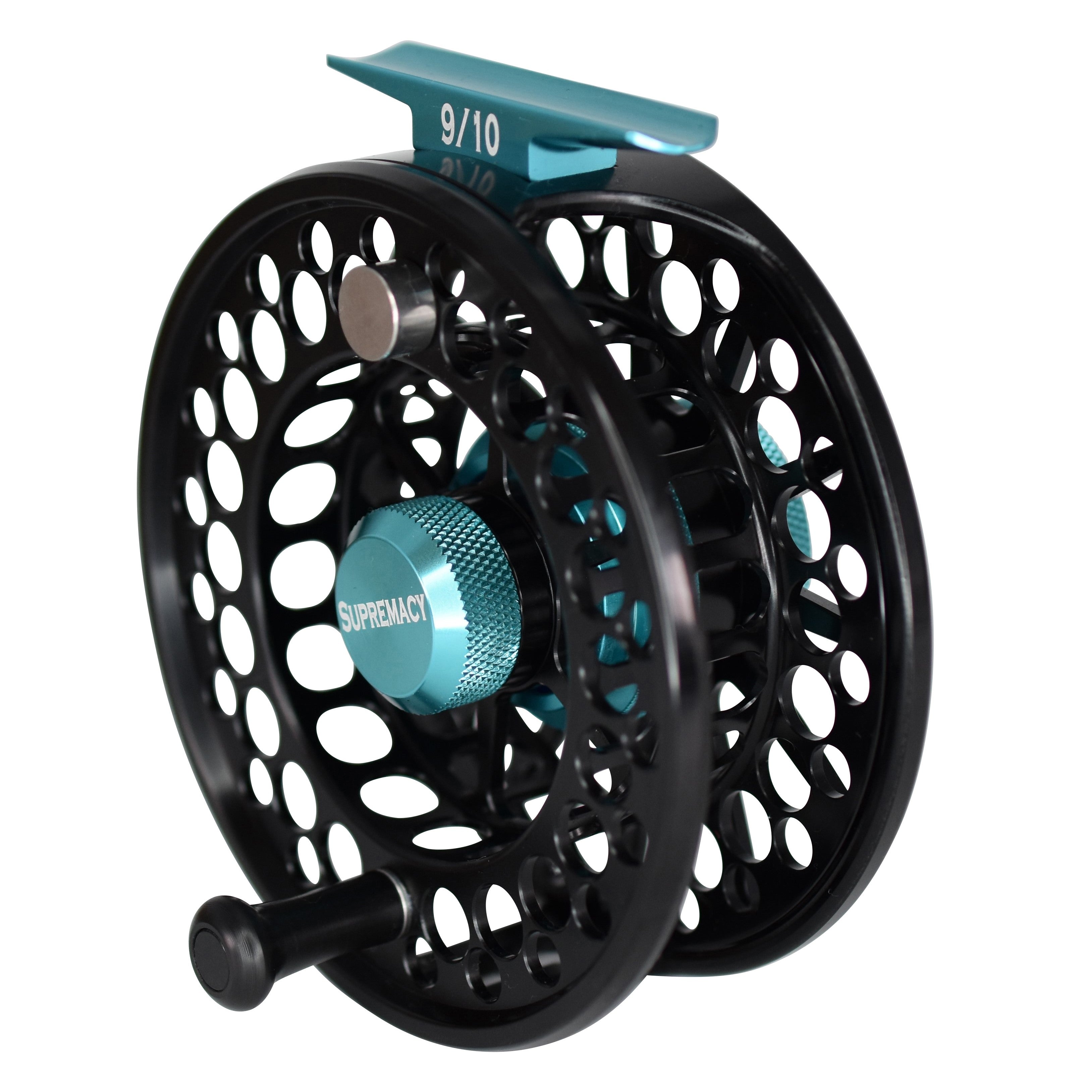 Supremacy Series - Reel Size 9-10 Black Blue (B) - DNA FISHING TACKLE