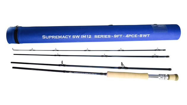 Supremacy IM12 SW Series Fly Rod - 9ft - Line Weight 9 (Copy) - DNA FISHING TACKLE