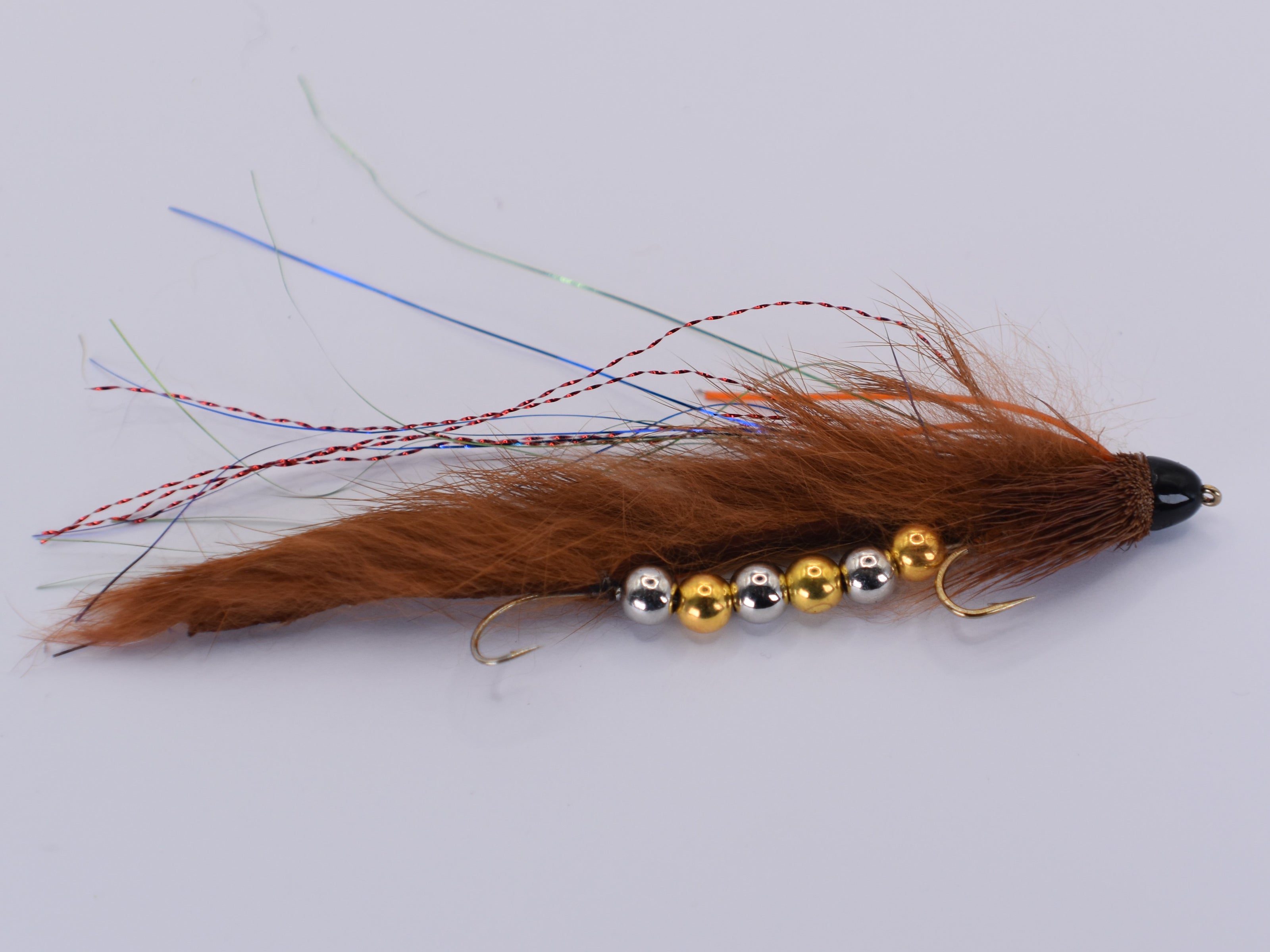 The Conehead Articulated Wolverine Brown Size 6 Hook (3 Pack) - DNA FISHING TACKLE