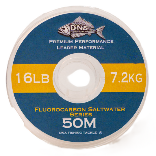 Fluorocarbon Saltwater Tippet Material 50 Metres - DNA FISHING TACKLE