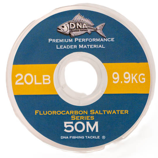 Fluorocarbon Saltwater Tippet Material 50 Metres - DNA FISHING TACKLE