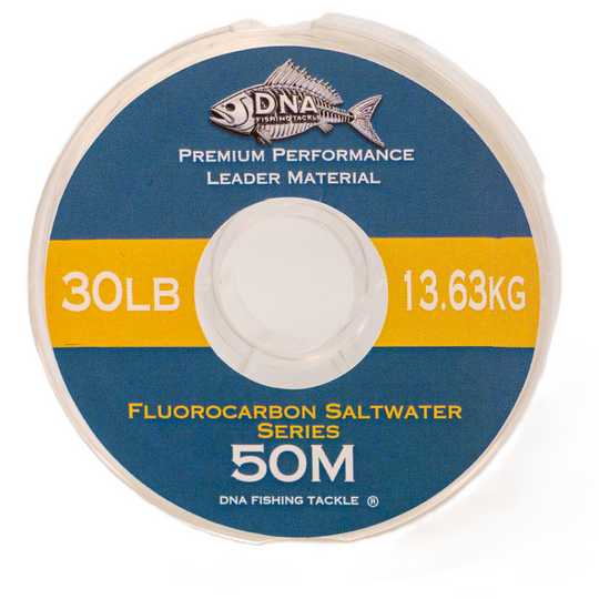 Fluorocarbon Saltwater Tippet Material 50 Metres - DNA FISHING TACKLE