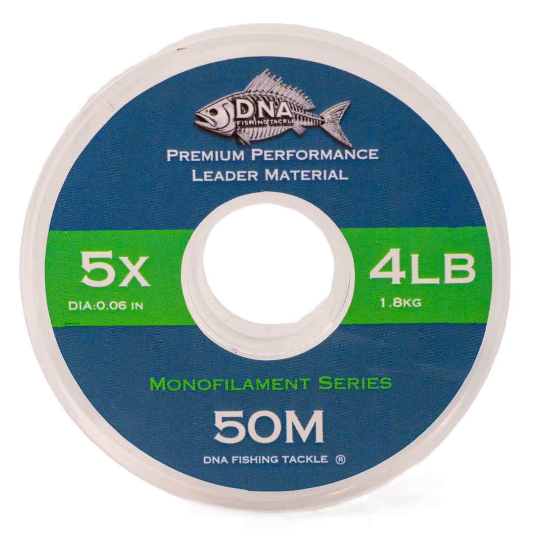 Monofilament Tippet Material 50 Metres - DNA FISHING TACKLE