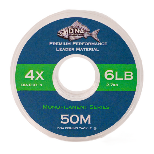 Monofilament Tippet Material 50 Metres - DNA FISHING TACKLE