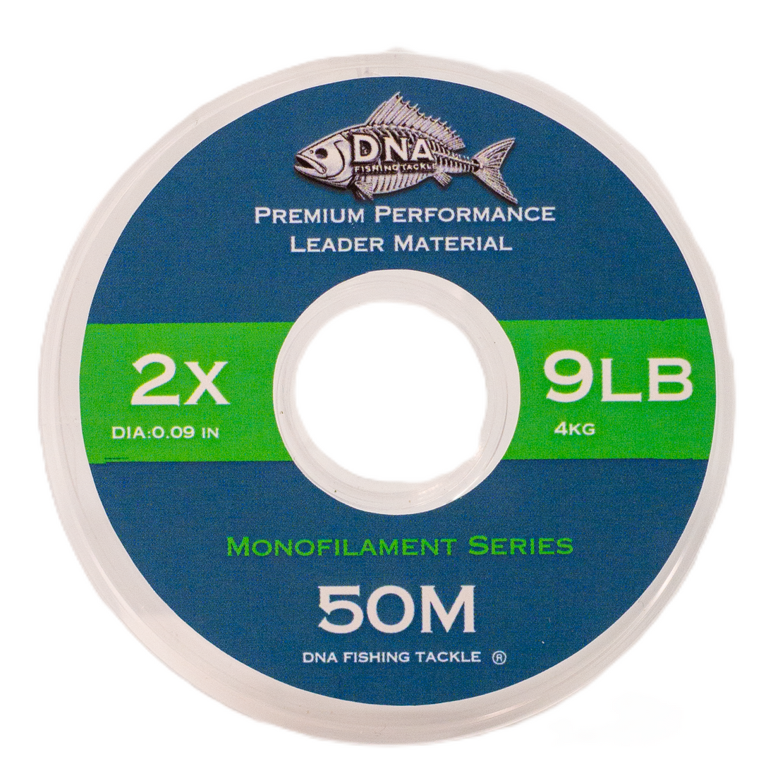 Monofilament Tippet Material 50 Metres - DNA FISHING TACKLE