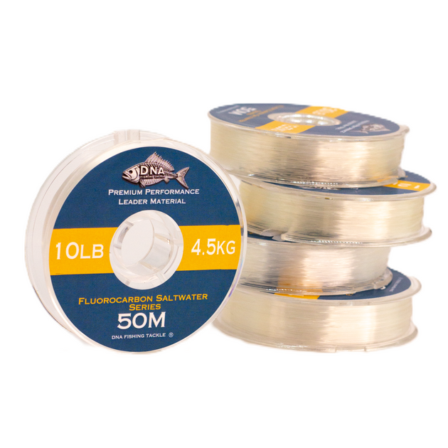 Fluorocarbon Saltwater Tippet Material 50 Metres - DNA FISHING TACKLE