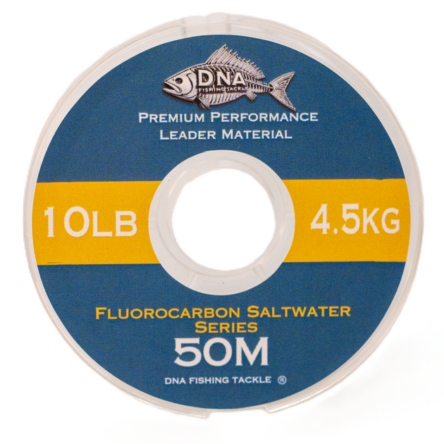 Fluorocarbon Saltwater Tippet Material 50 Metres - DNA FISHING TACKLE