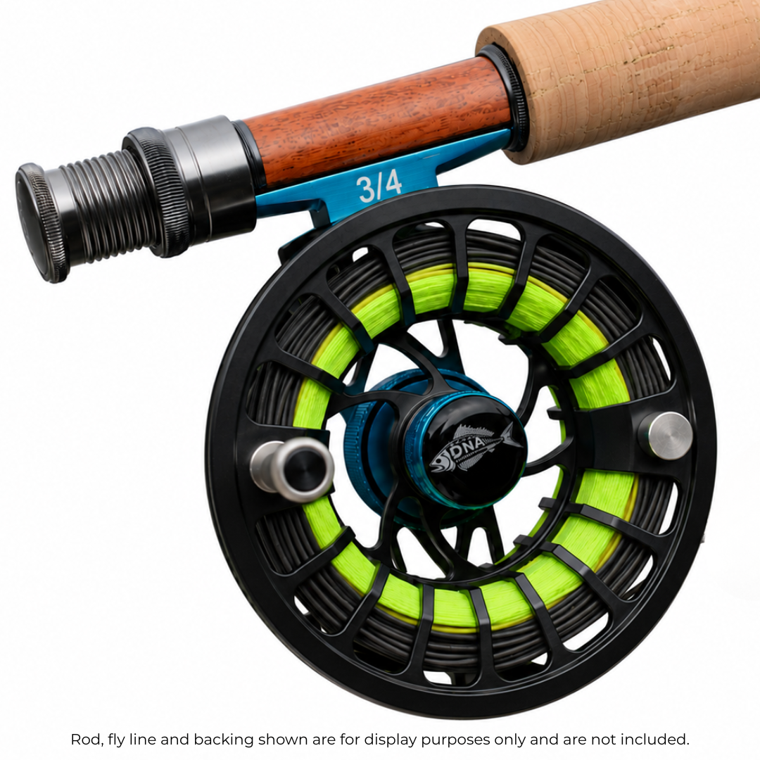 Lightweight Series DNA- 3-4 Reel Size Black