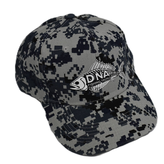 Tactical Camo Fishing Cap (DNA FISH LOGO) - DNA FISHING TACKLE