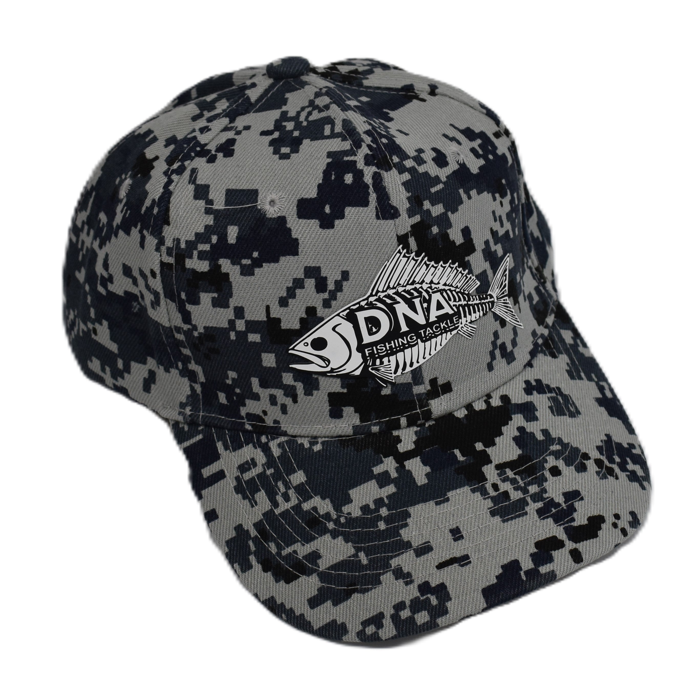 Tactical Camo Fishing Cap (DNA FISH LOGO) - DNA FISHING TACKLE