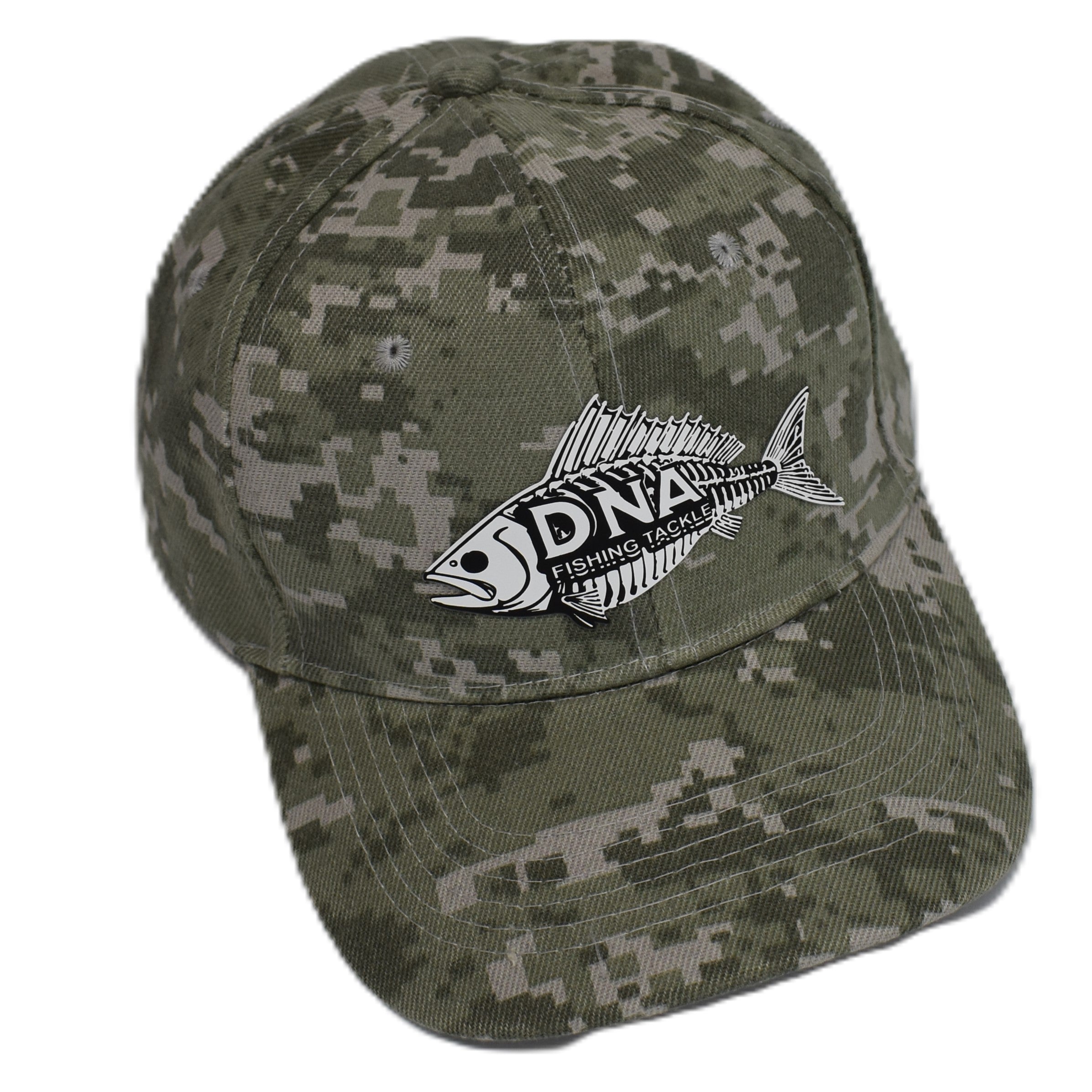 Tactical Camo Fishing Cap (DNA FISH LOGO) - DNA FISHING TACKLE