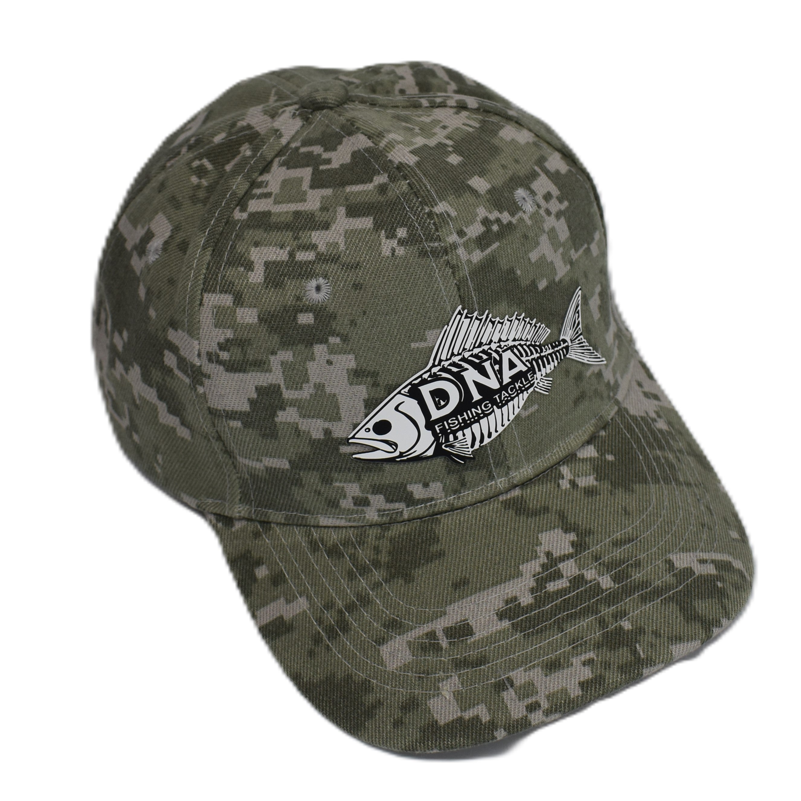 Tactical Camo Fishing Cap (DNA FISH LOGO) - DNA FISHING TACKLE
