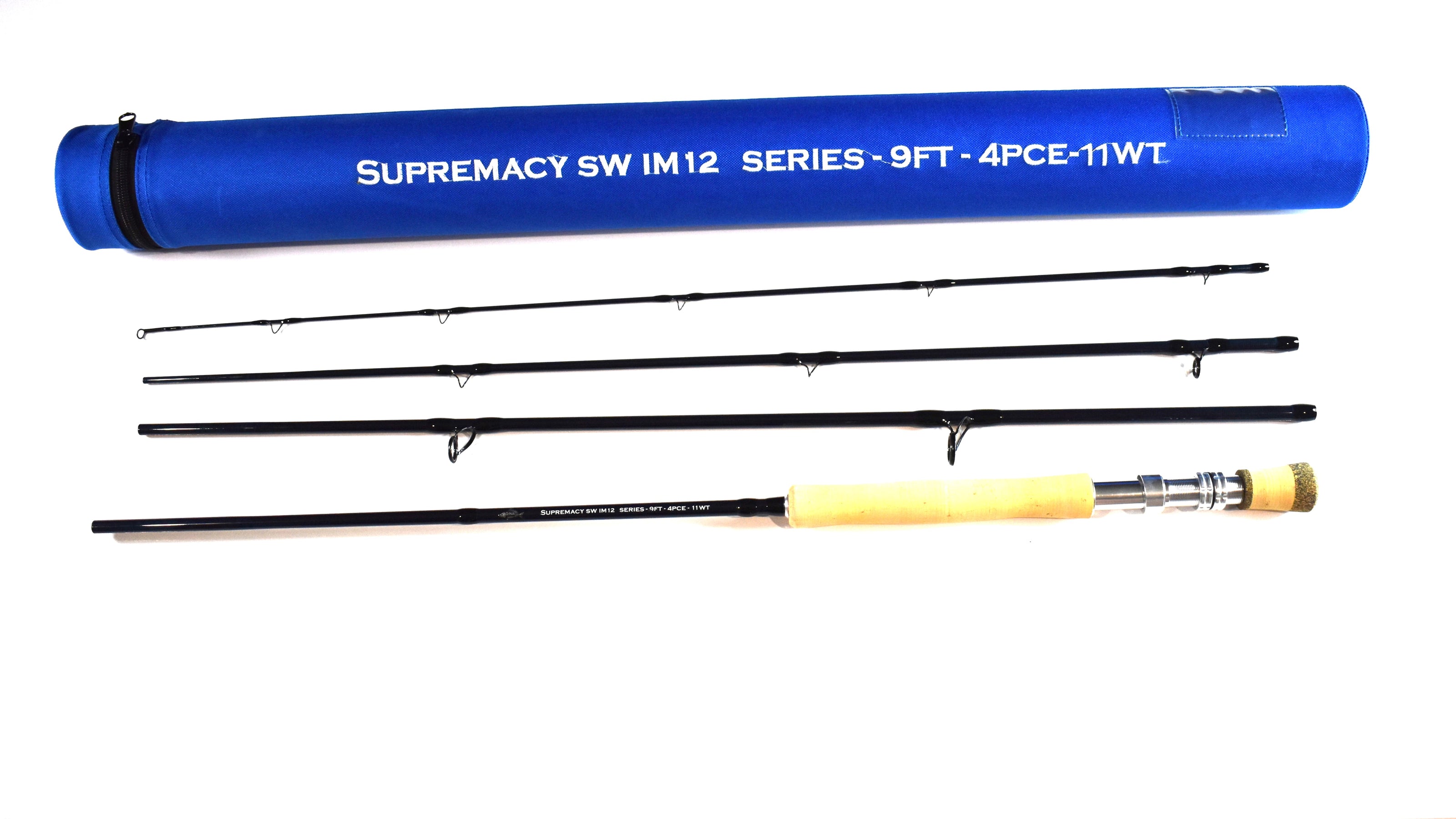 Supremacy IM12 SW Series Fly Rod - 9ft 4pce- Line Weight 11 - DNA FISHING TACKLE