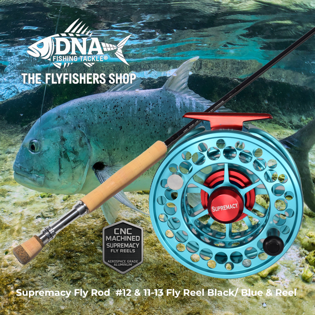 Supremacy Series 12# Rod & 11-13 Supremacy Reel - Blue /Red