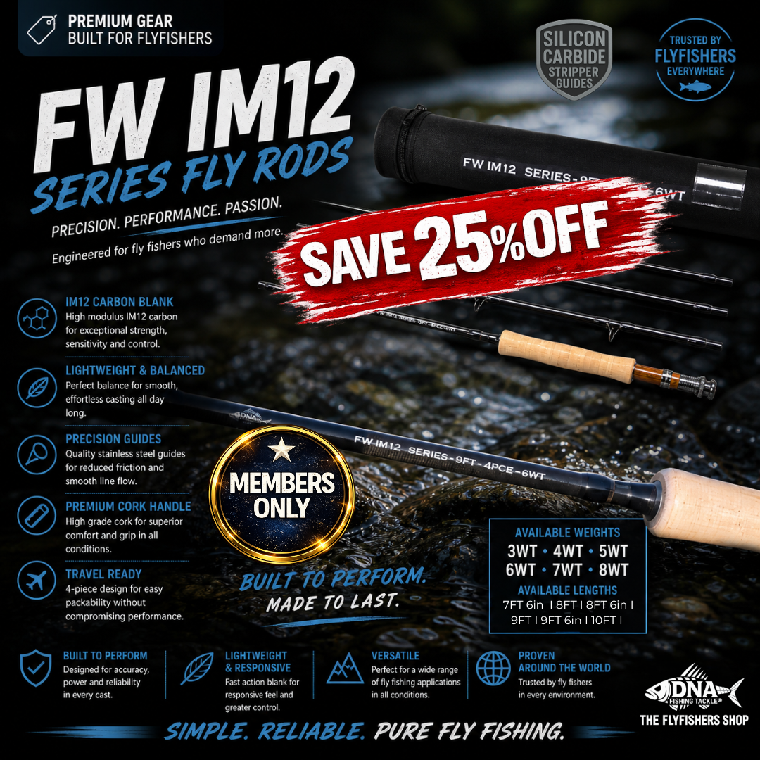 FW IM12 Series Fly Rods Members Only