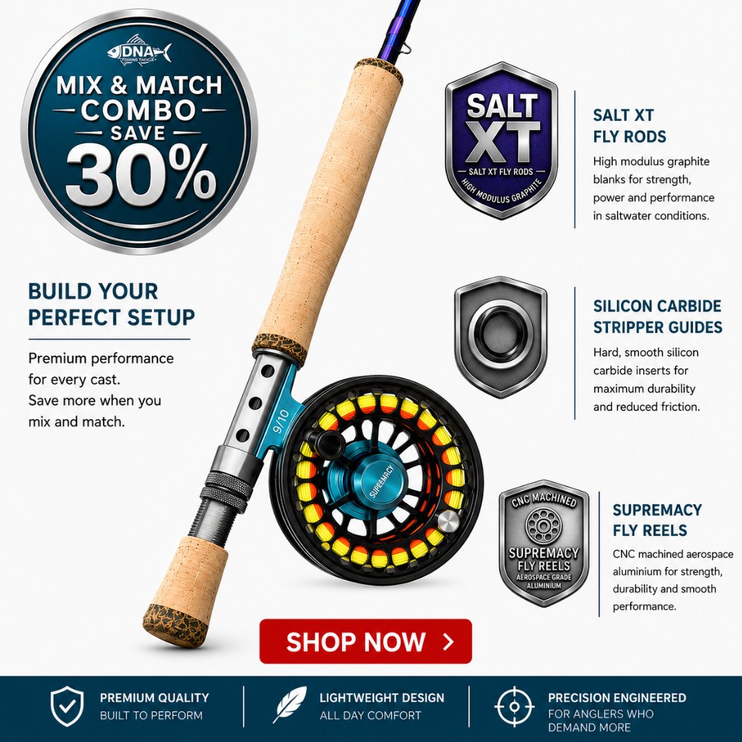 MIX & MATCH Salt XT Fly Rod & Supremacy Fly Reel